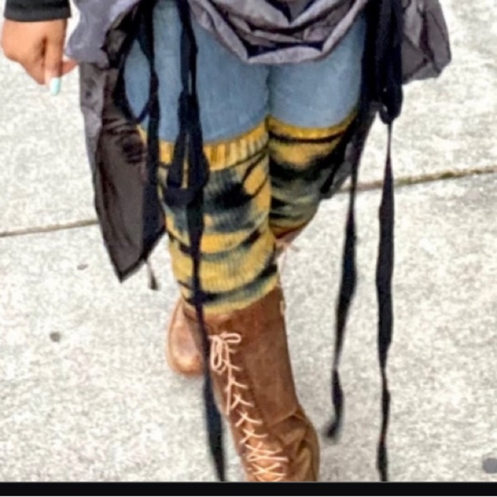 Tie dye thigh high socks. Multiple pair available pick your color.